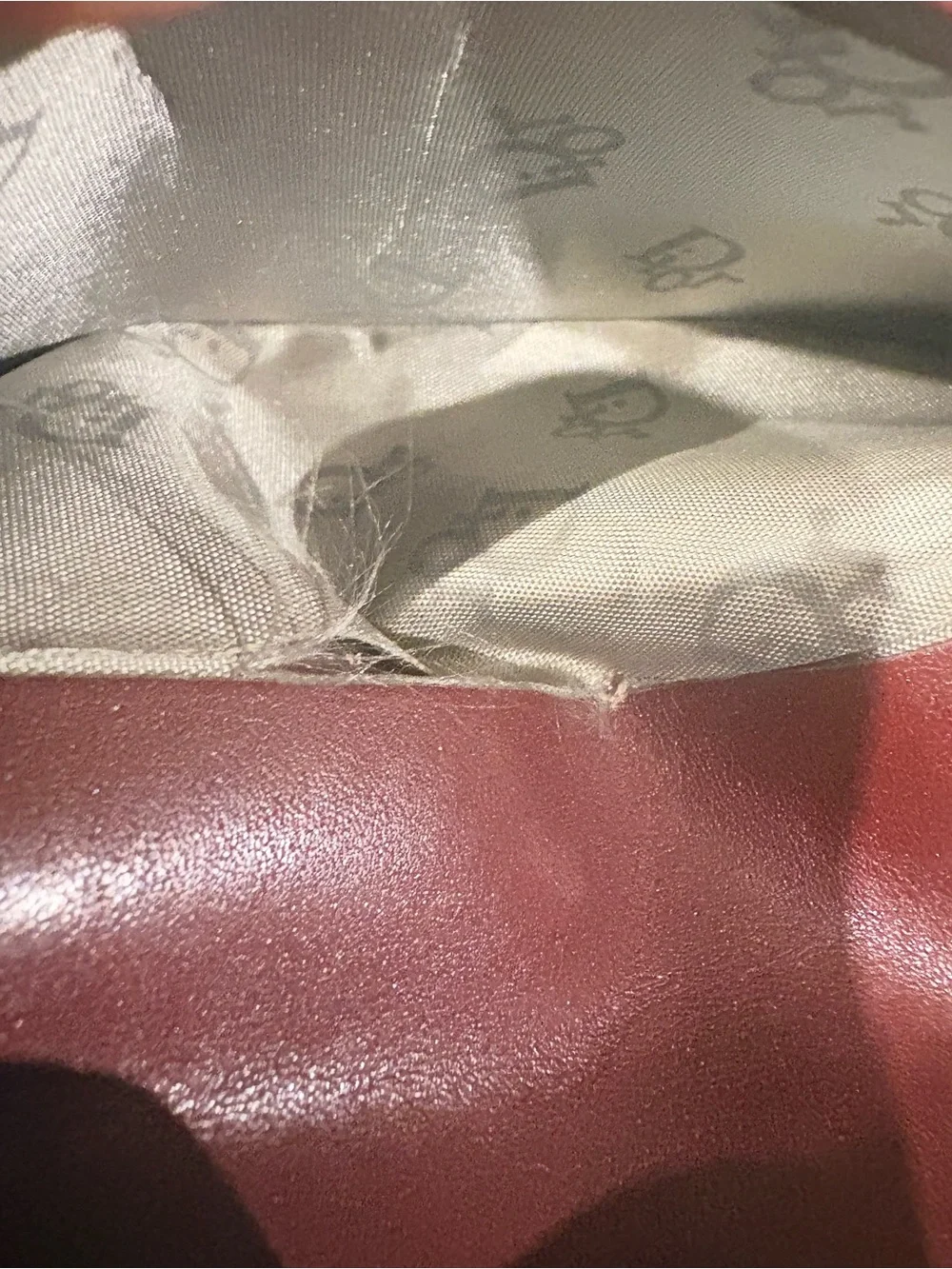 Vintage Christian Dior leather billfold wallet